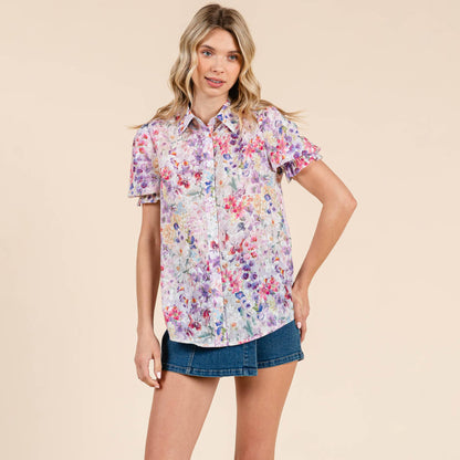 Frenchie Floral Sleeve