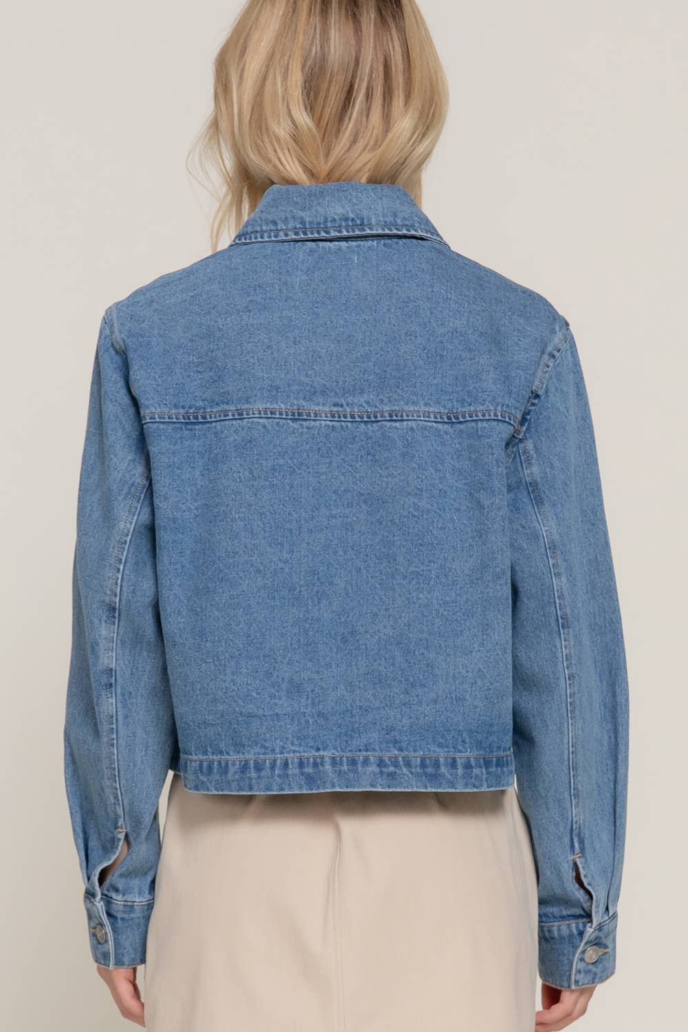 Patch Pocket Denim Jacket