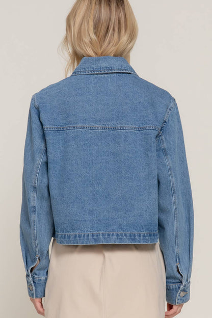 Patch Pocket Denim Jacket