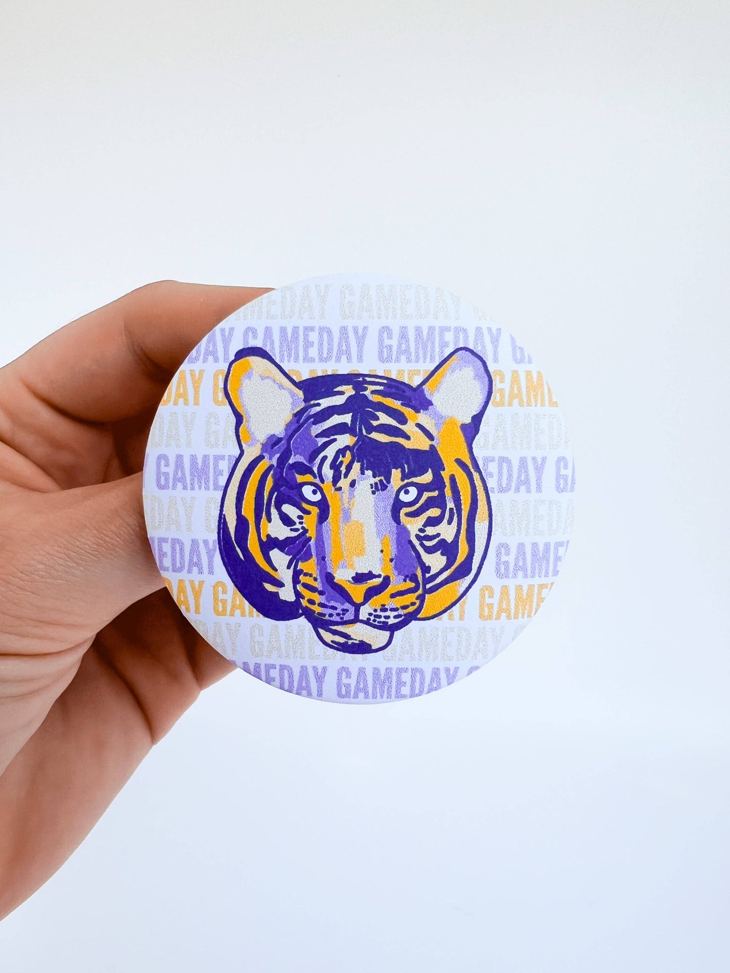 Tiger Gameday Button (yellow)