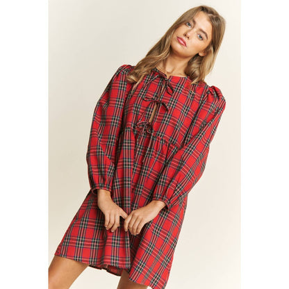 Brennen Babydoll Bow Dress