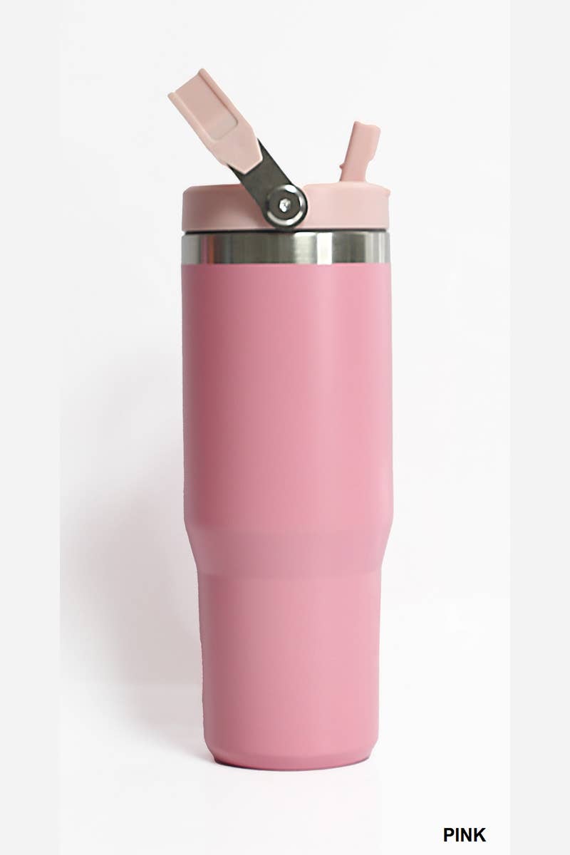 Flip Straw Tumbler 30 Oz