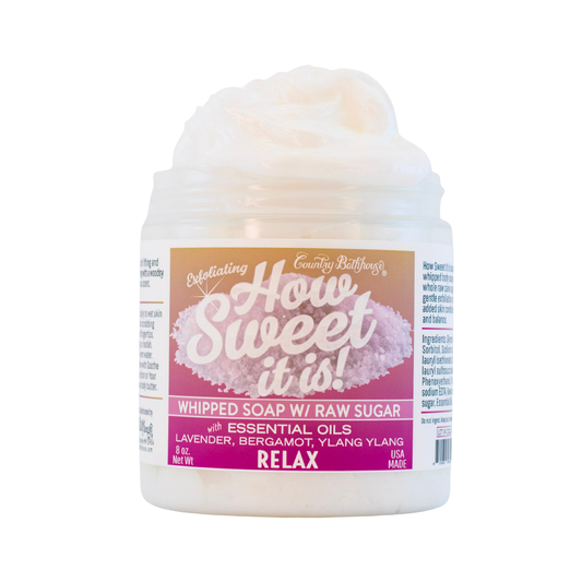 How Sweet It Is Whipped Soap with Raw Sugar - Relax