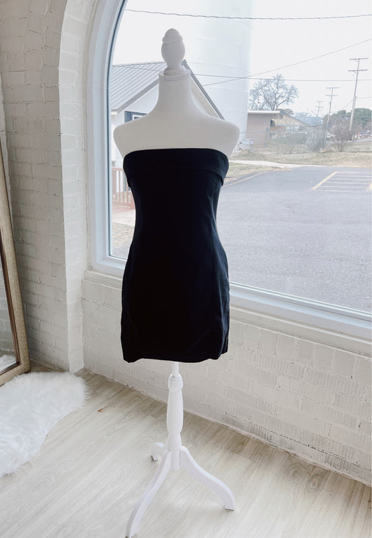 Suzy Strapless Little Black Dress